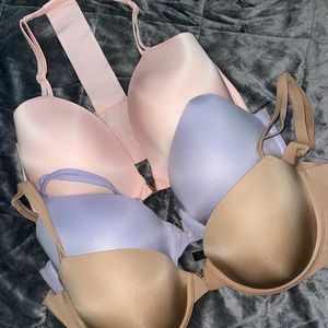 3x Victoria Secret Love Cloud 34 DDD Bras ** 3 Styles